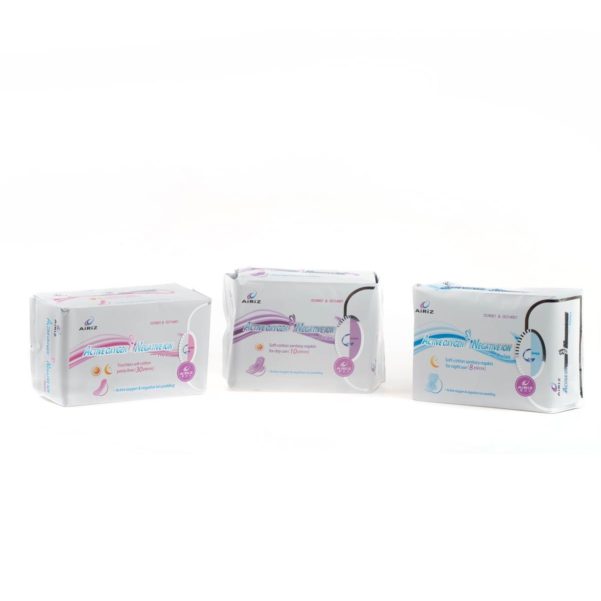 Tiens Airiz Hijyenik Ped Seti (4 Pk. 10'Lu, 1 Pk. 8'Li, 1 Pk. 30'Lu)