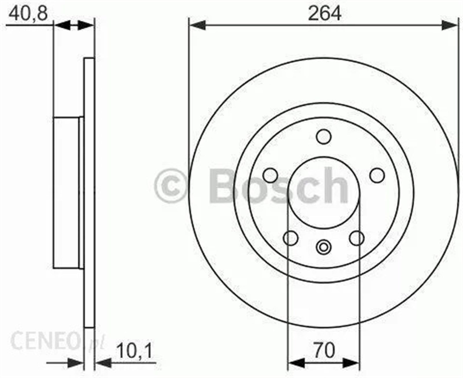 51815313B - (0986479715)FREN DISKI TEKGLY (GIULIETTA) / BOSCH