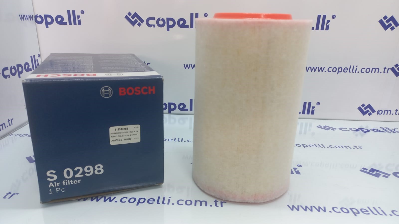 51854025B - (F026400298)HAVA FILTRESI ALFA ROMEO GIULIETTA 1.4, 2.0 10-GLY / BOSCH