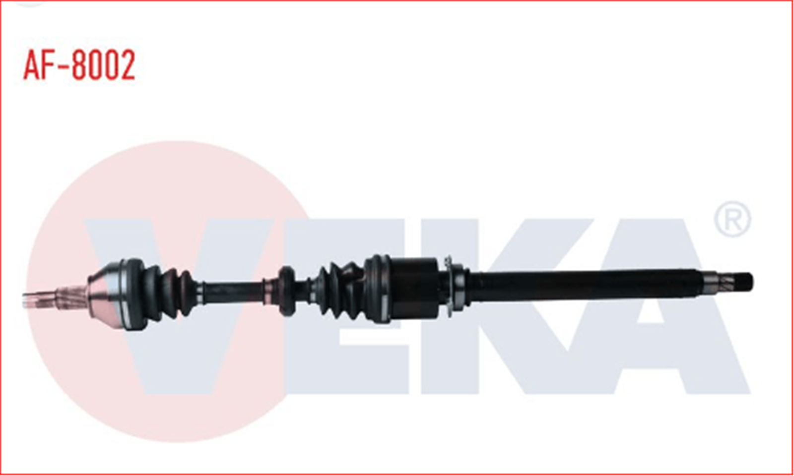 51876372V - (AF-8002)KOMPLE AKS SAG ON ALFA ROMEO 159 (939) 1.9 JTDM M-T UZUNLUK 1015mm 2006-2011-VEKA-ALFA / VEKA