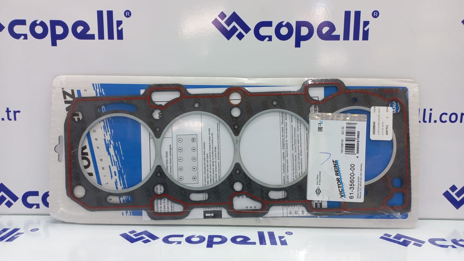 60608894V - CONTA,SILINDIR KAPAK(61-35600-00)1.6-145-146-147 / VICTOR