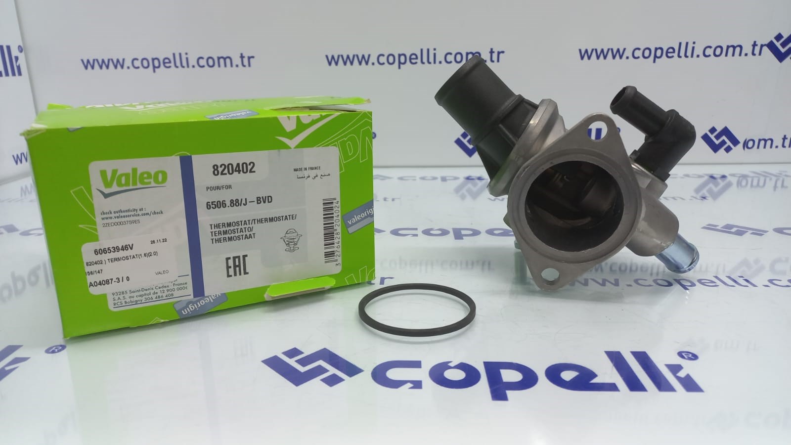 60653946V - ( 820402 ) TERMOSTAT(1.6)(2.0) 156/147 / VALEO