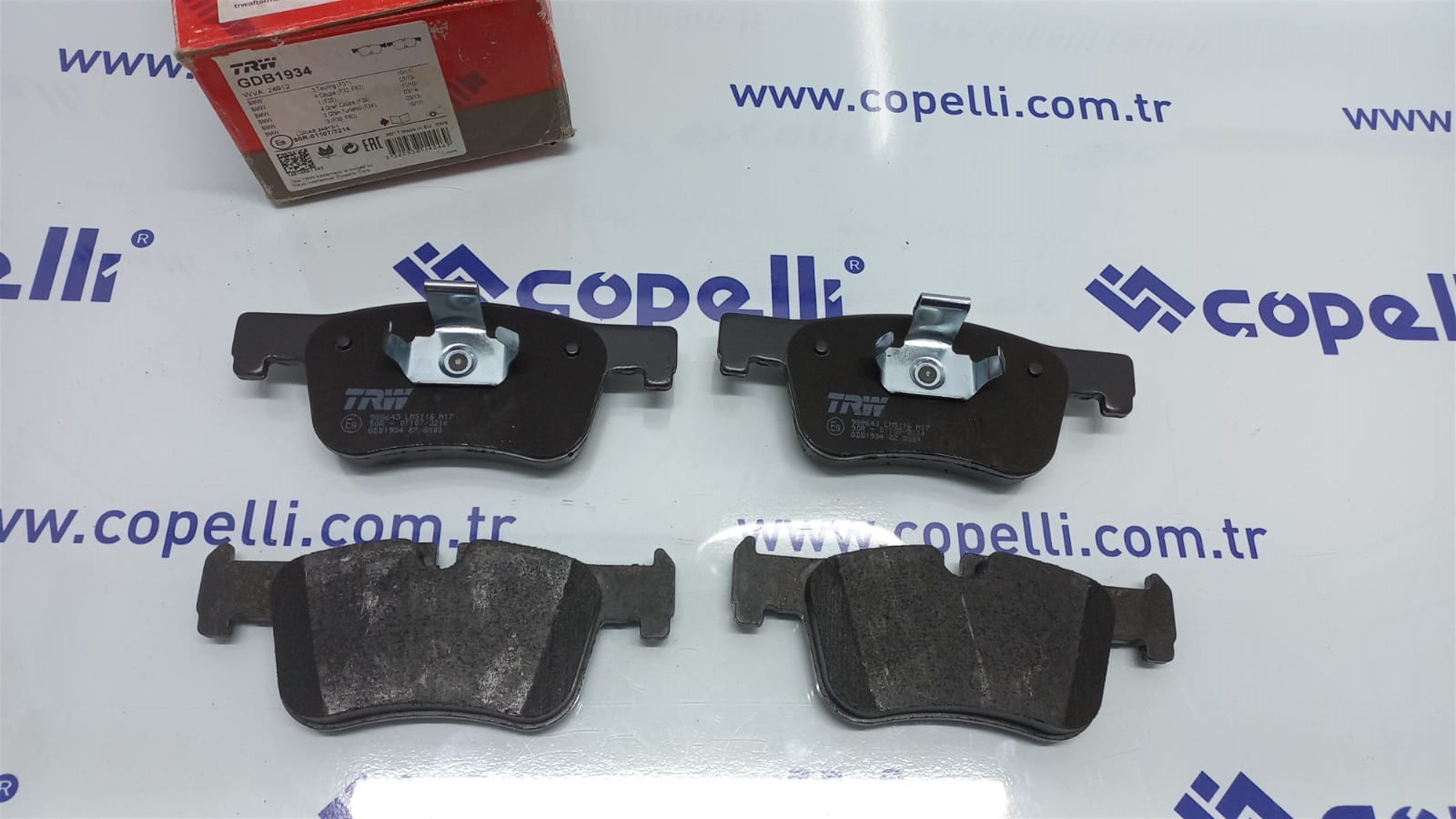 GDB1934 - ON FREN BALATA BMW 1 SERISI (F20) 118I,120D (112010-); 3 SERISI (F30) 316D,318D,320I,320I XDRIVE,320 / TRW