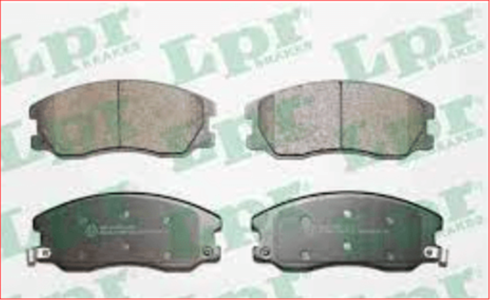 05P1322 - FREN BALATASI ON CHEVROLET CAPTIVA ANTARA-LPR-CHEVROLE / LPR