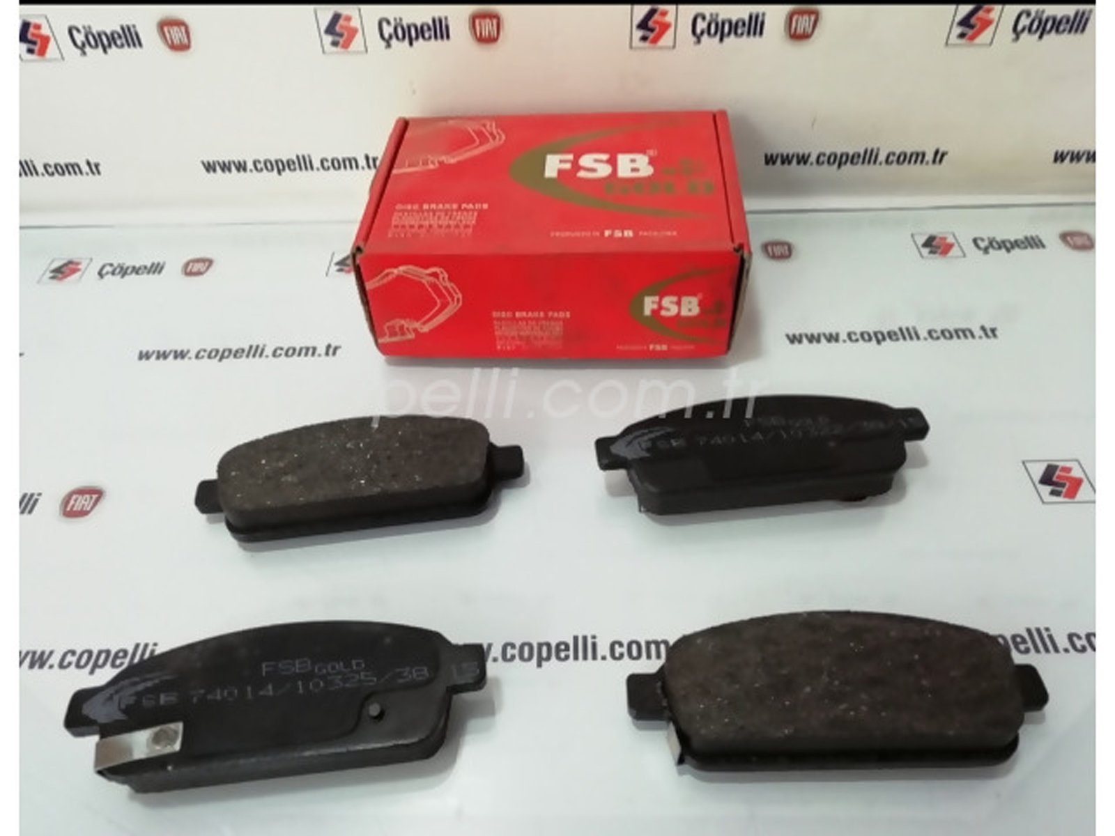 FSB-7 4014 - ARKA BALATA TK. ARKA BALATA FISSIZ CHEVROLET CRUZE 1,6 OPEL ASTRA J F2 13300867 25096 / FSB