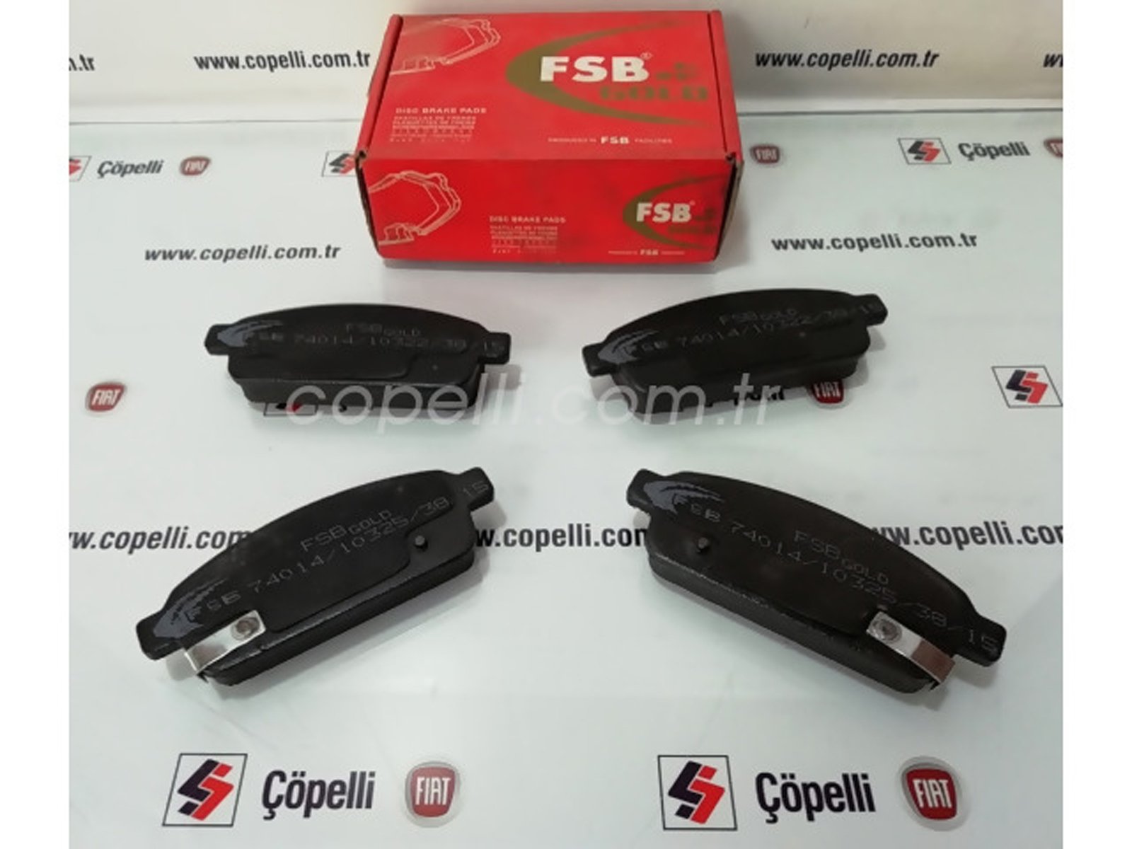 FSB-7 4014 - ARKA BALATA TK. ARKA BALATA FISSIZ CHEVROLET CRUZE 1,6 OPEL ASTRA J F2 13300867 25096 / FSB