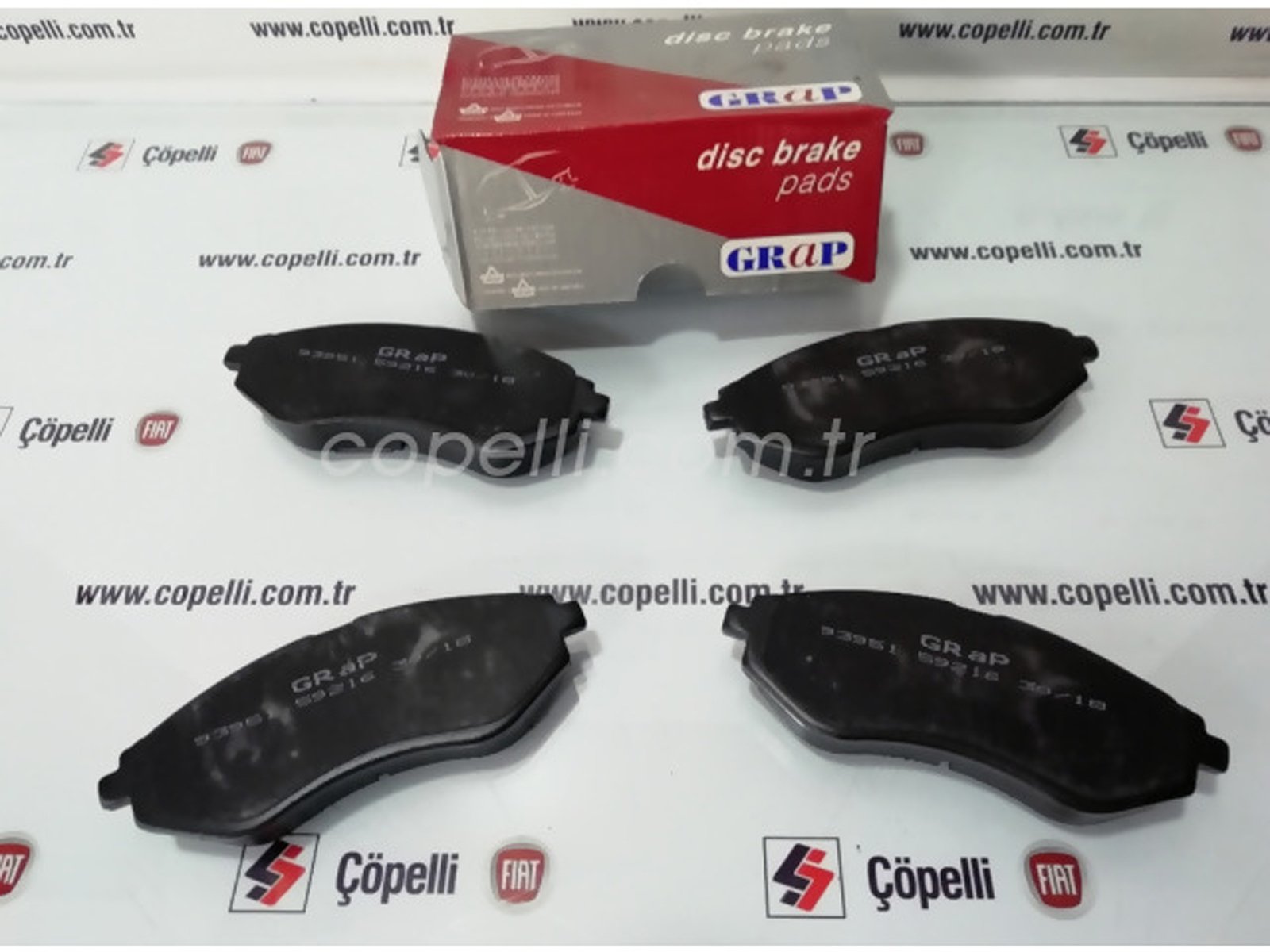 GRP-9 3951 - ON BALATA TK. CHEVROLET AVEO-KALOS-LOVE/AVEO-KALOS 05- 96534653 23974 524.0 94566892 / GRAP