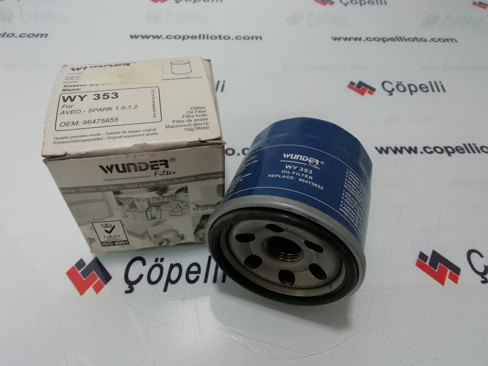 WY 353 - YAG FILTRESI, AVEO - SPARK 1,0-1,2 96475855 -OC 996- / WUNDER