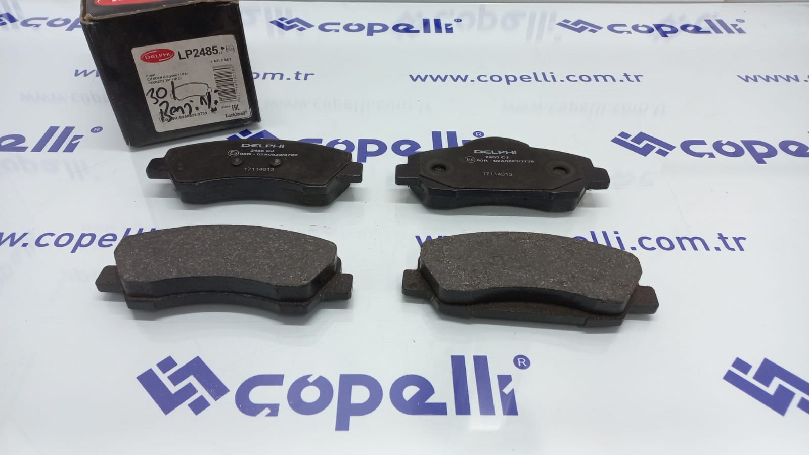 LP2485 - FREN BALATASI CITROEN C PEUGEOT 301 BENZINLI / DELPHI