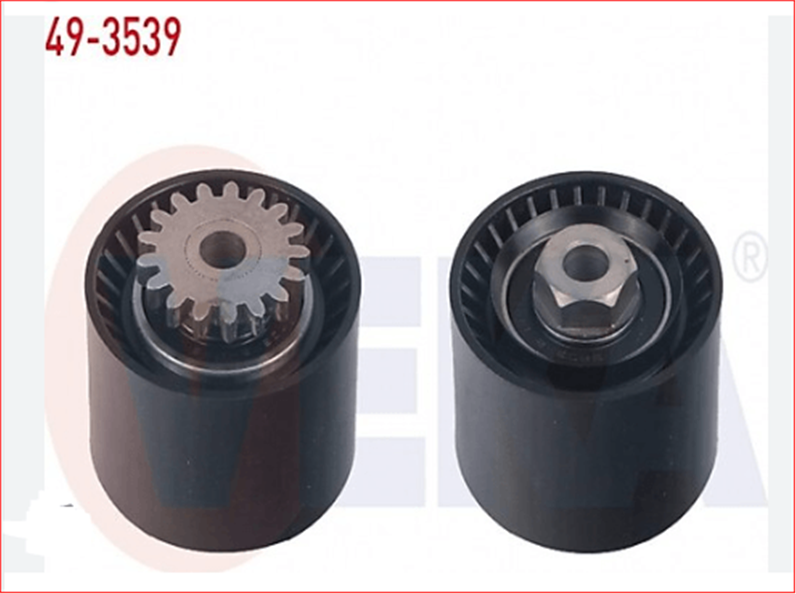 VEKA-49-3539 - V.KAYISI GERGI RULMANI PLASTIK LOGAN (LS) 1.2 10X60X30 2004-2012-VEKA-DACIA / VEKA