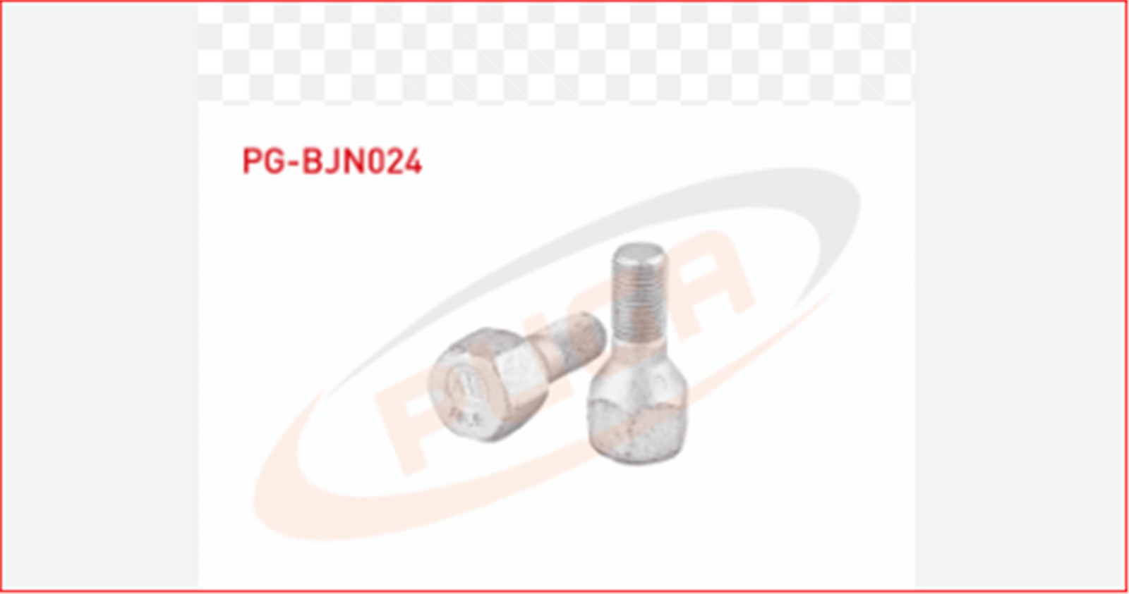 1345713080PG - (PG-BJN024)BIJON CIVATASI 14mm DUCATO-PUGA-FIAT / PUGA