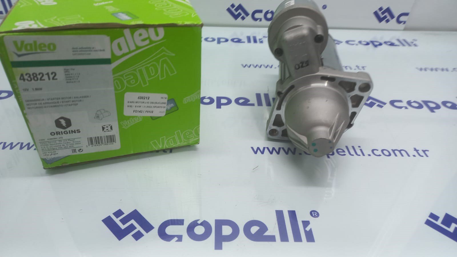 438212 - MARS MOTORU-10 DIS-(GUCLENDIRILMIS) 1.8 KW 1.3 LINEA GPUNTO DOBLO ASTRA H 55217672 55221292-6202105 / VALEO