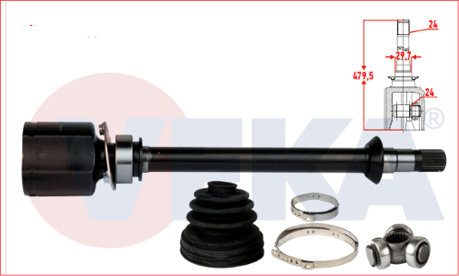 46307543W - (CVJ-FI014)AKS MILI SAG IC JTD/1.9/DOBLO-WAGEN-FIAT / WAGEN