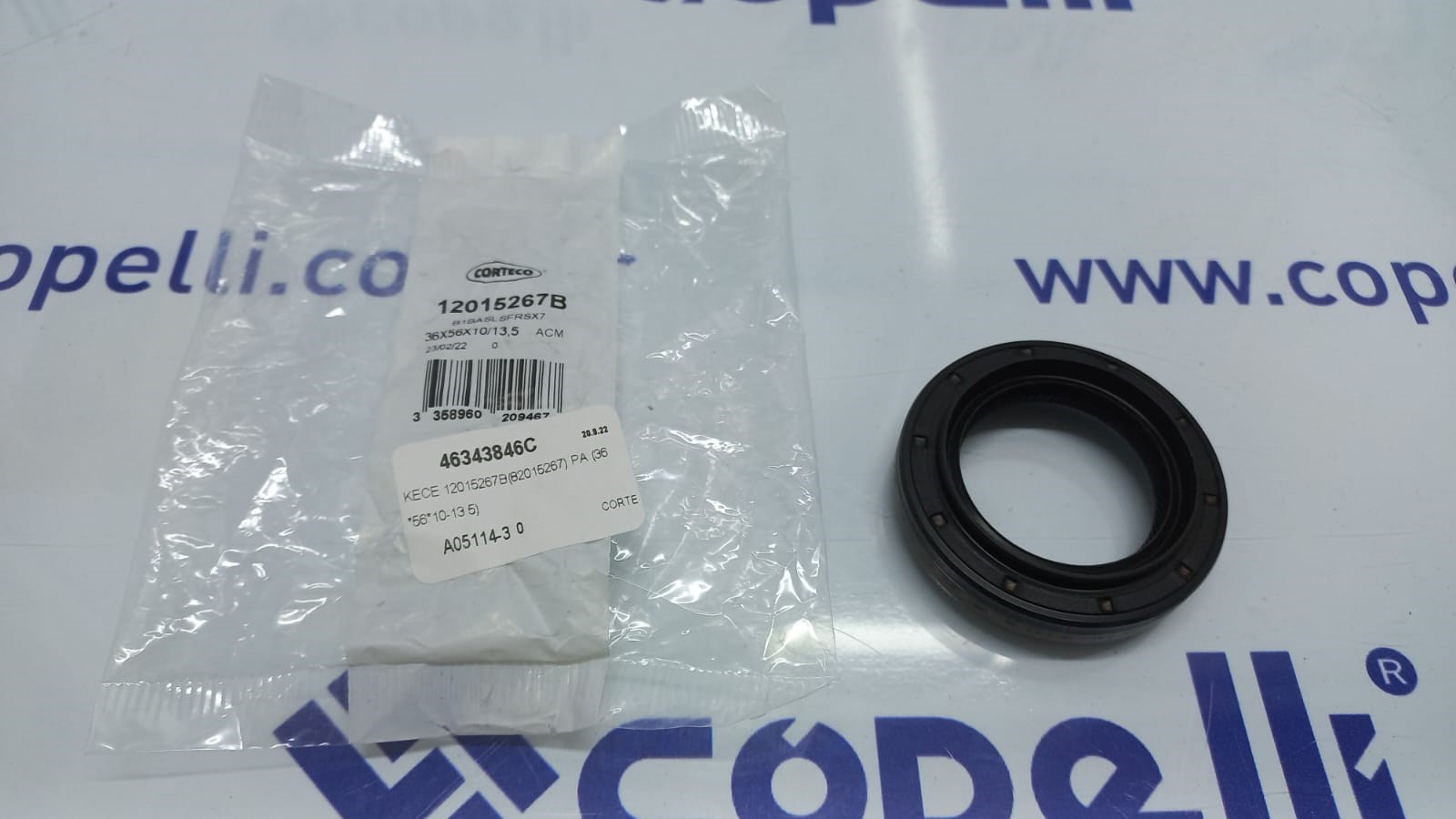 46343846C - KECE 12015267B(82015267) PA (36*56*10-13.5) / CORTECO