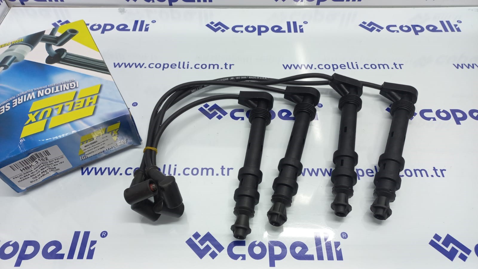 46413088H - ( HBK-3162 ) BUJI KABLO SETI ALBEA BRAVO BRAVA 1.6 16V / HELLUX