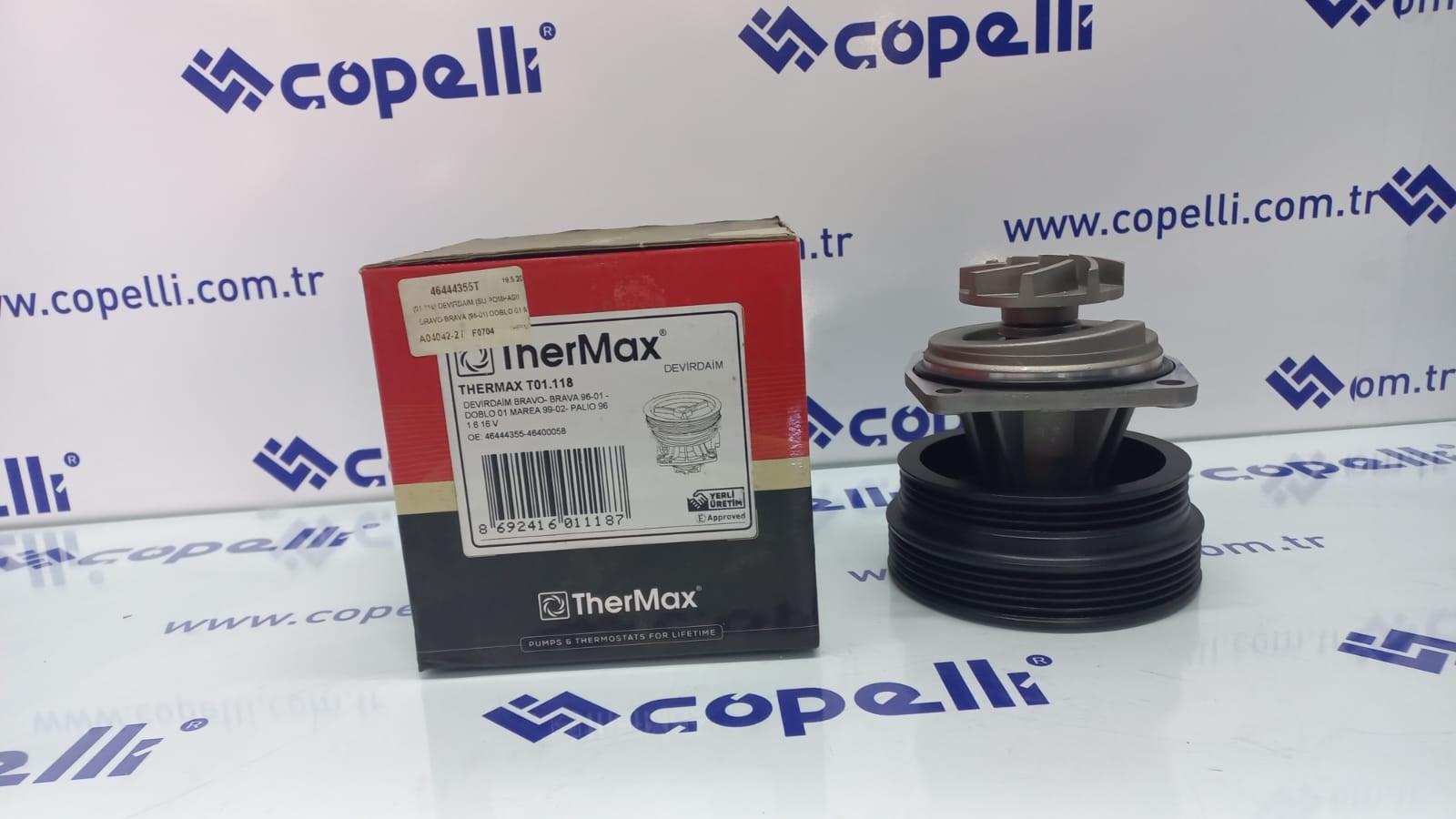 46444355T - (01.118) DEVIRDAIM (SU POMPASI) BRAVO-BRAVA (96-01) DOBLO 01 MAREA (99-02) PALIO 96 1.6 16 V 1995 46 / THERMAX