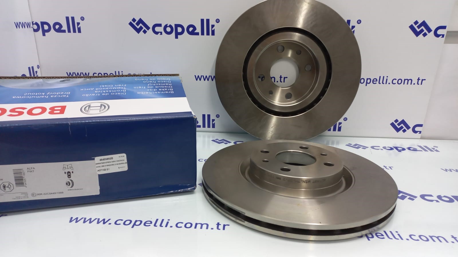 46455892B - (0986479S01)FREN DISKI ON(TEK)HAVALI 284.5 MM(DOBLO 06-MAREA 99-STILO 1.4 1.6 ) / BOSCH