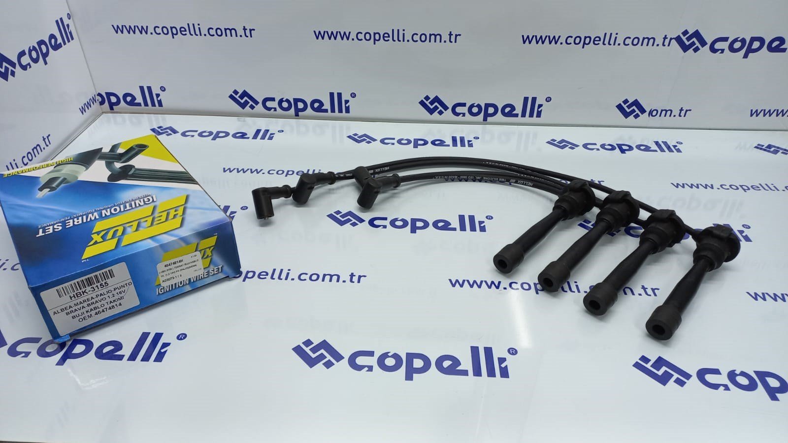 46474814H - ( HBK-3155 ) TESISAT BUJI KABLO TK. (1,2 16V) PO (PALIO)(SIENA) / HELLUX