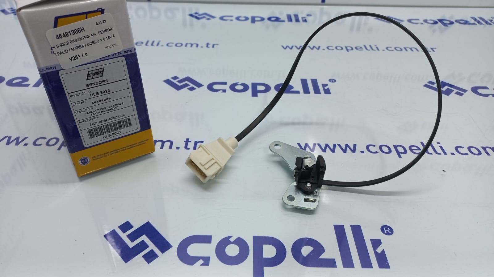 46481306H - (HLS.8023) EKSANTRIK MIL SENSORU PALIO / MAREA / DOBLO 1.6 16V 46481306 / HELLUX