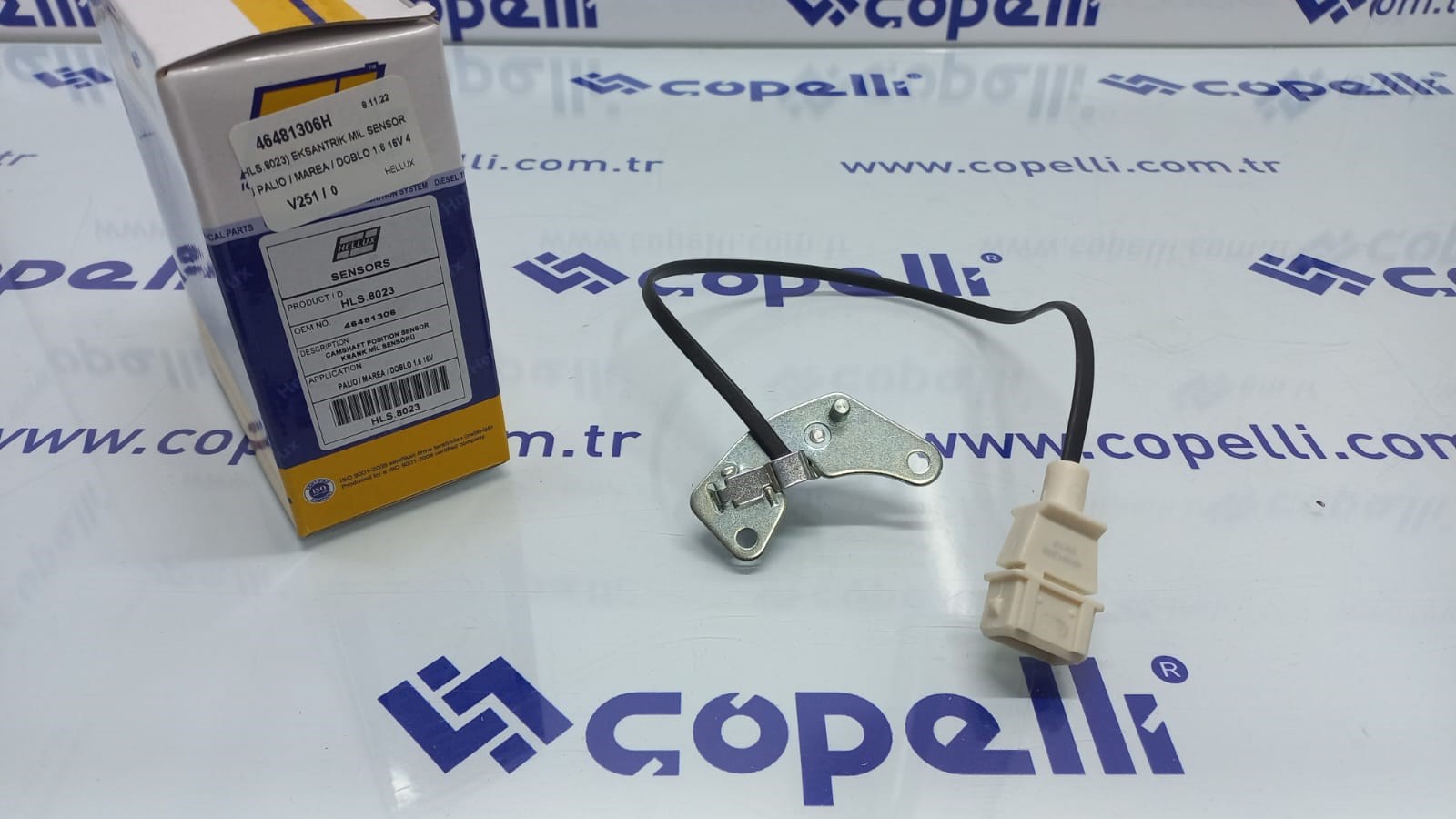 46481306H - (HLS.8023) EKSANTRIK MIL SENSORU PALIO / MAREA / DOBLO 1.6 16V 46481306 / HELLUX