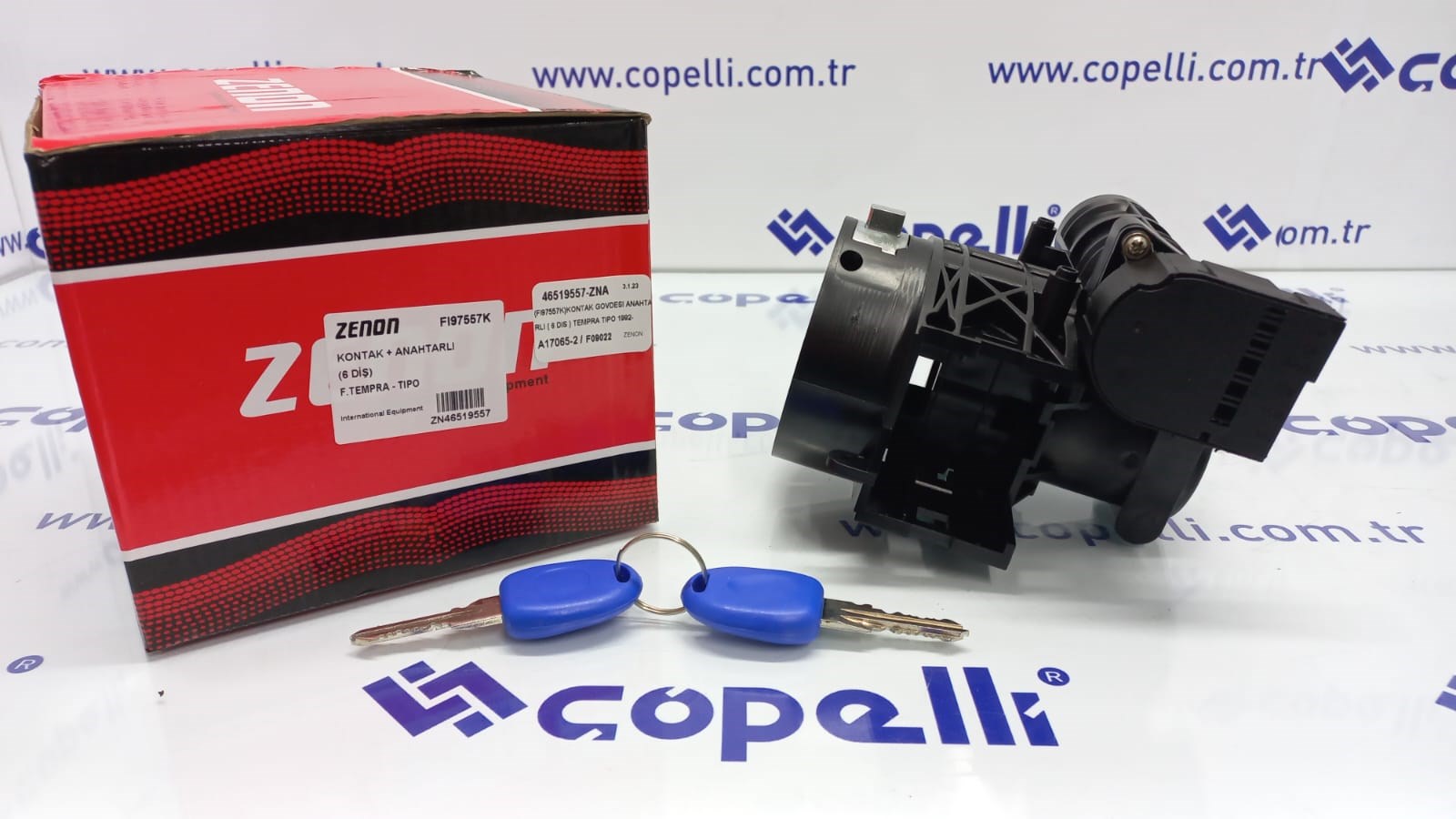 46519557-ZNA - (FI97557K)KONTAK GOVDESI ANAHTARLI ( 6 DIS ) TEMPRA TIPO 1992- / ZENON