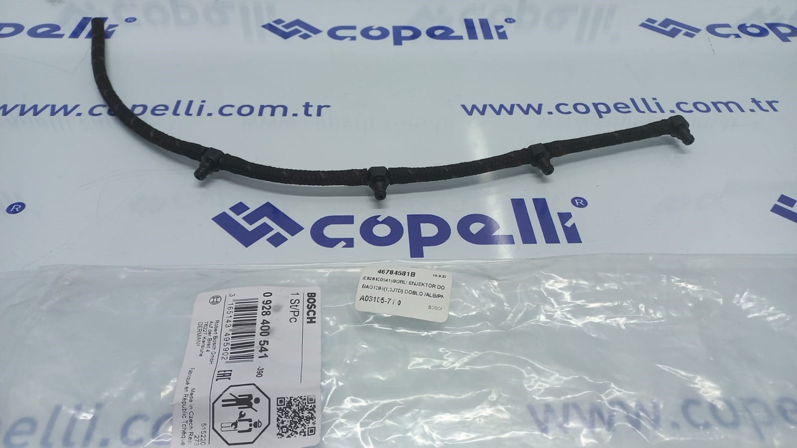 46784581B - (0928400541)BORU,ENJEKTOR DONUS BAO1396(1,3JTD) DOBLO /ALB/PN / BOSCH