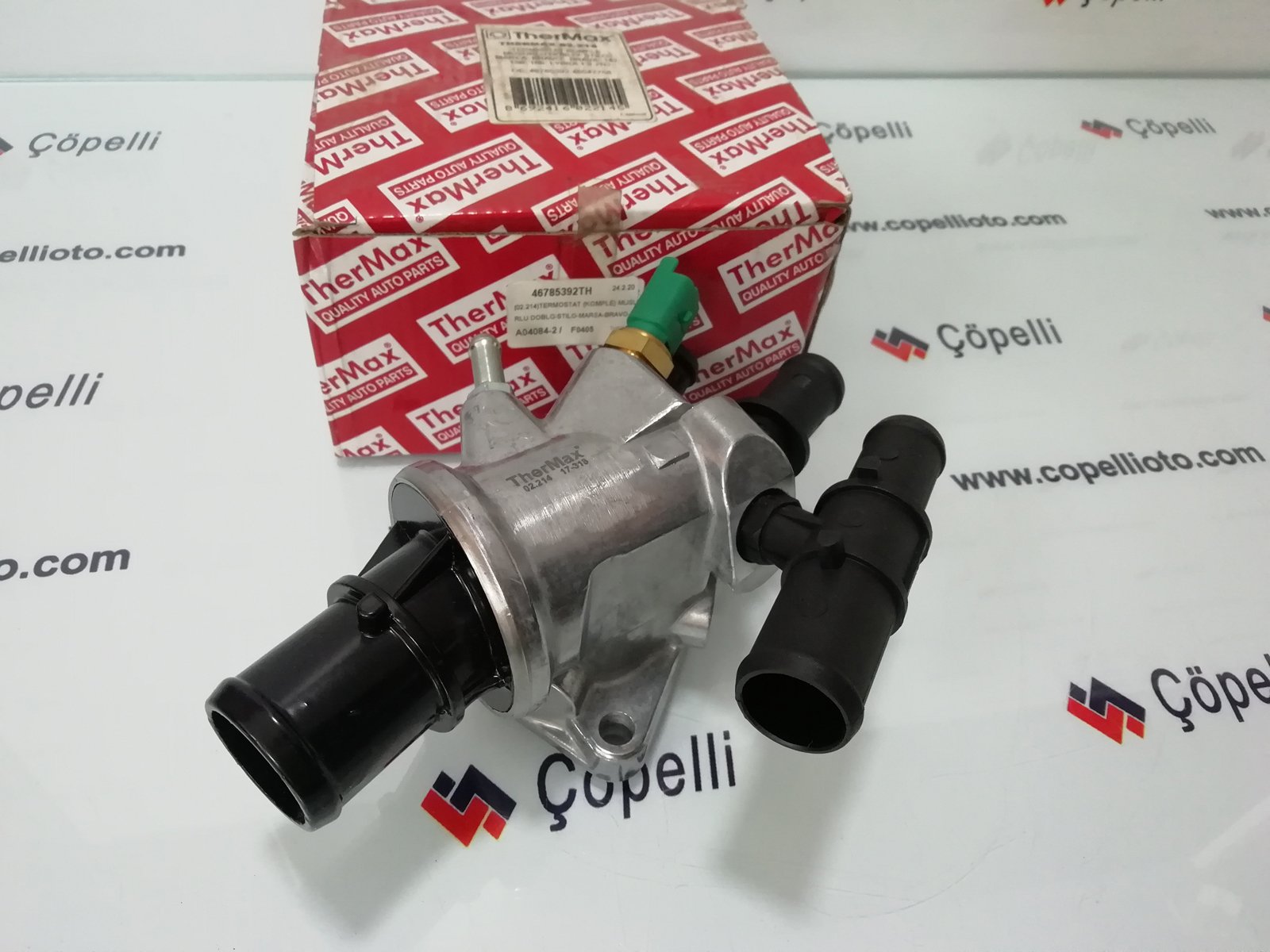 46785392TH - (02.214)TERMOSTAT (KOMPLE) MUSURLU DOBLO-STILO-MAREA-BRAVO-BRAVA-147-156-166-LYBRA 1.9 JTD(V2836) 46 / THERMAX