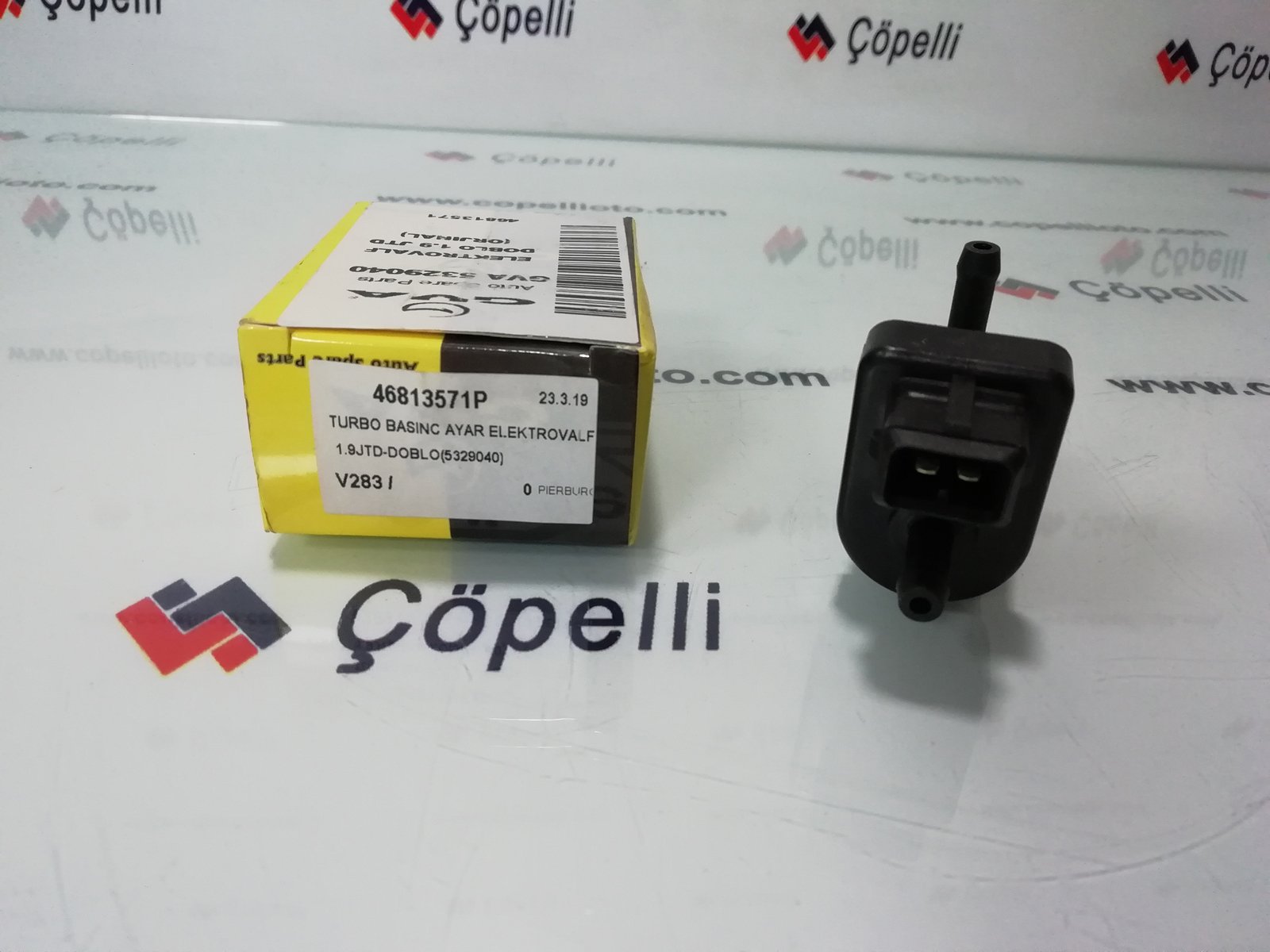 46813571P - TURBO BASINC AYAR ELEKTROVALFI 1.9JTD-DOBLO(5329040) / PIERBURG
