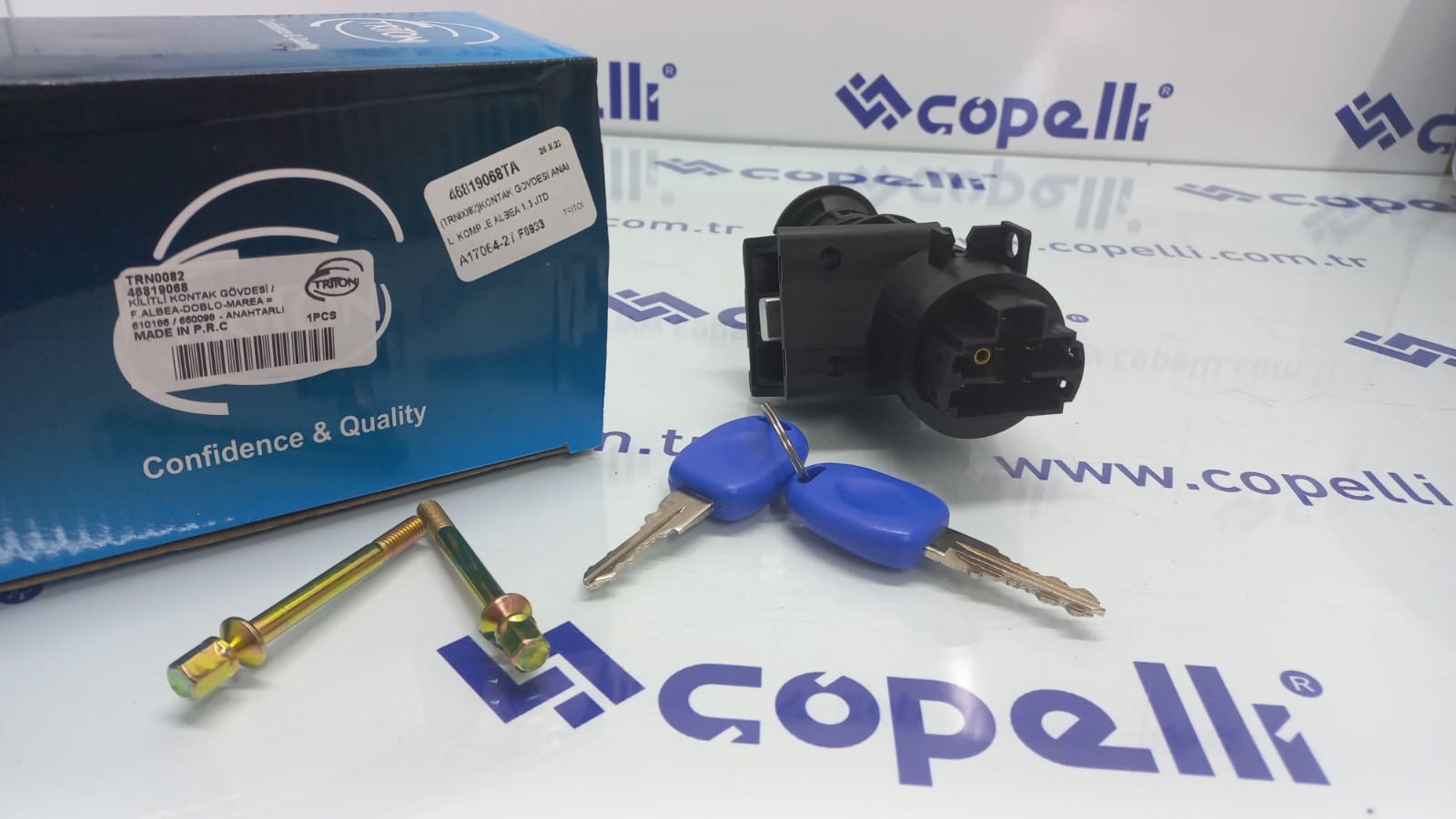 46819068TA - (TRN0082)KONTAK GOVDESI ANAHTARLI KOMPLE ALBEA 1.3 JTD / TRITON