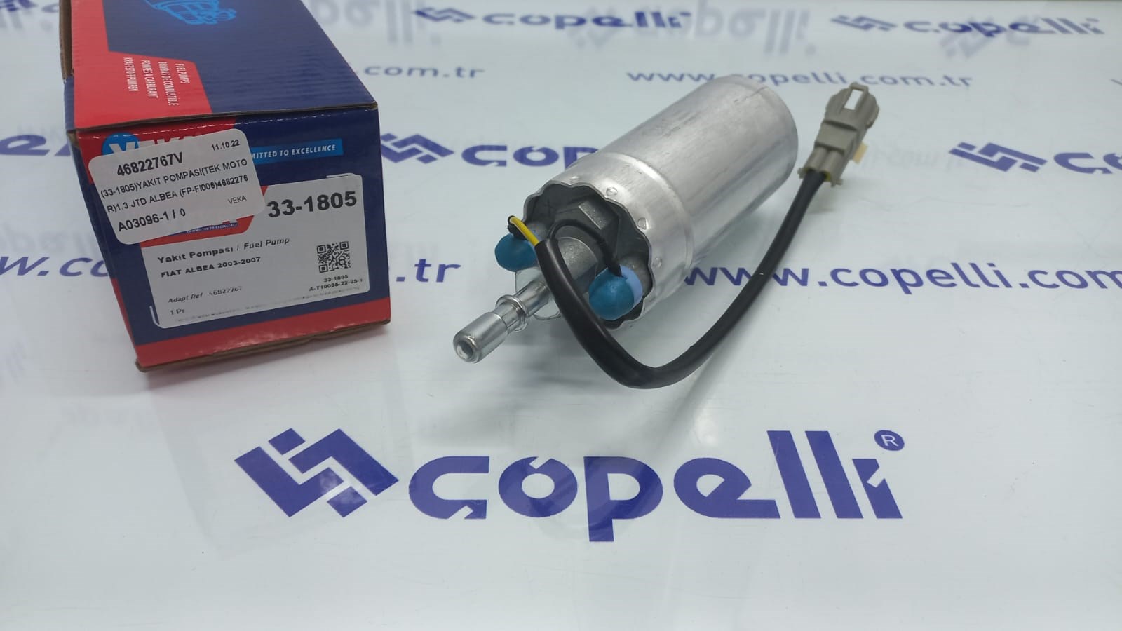 46822767V - (33-1805)YAKIT POMPASI(TEK MOTOR)1.3 JTD ALBEA (FP-FI006)46822767;(FP-FI006) / VEKA