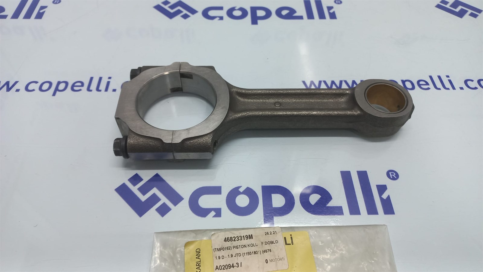 46823319M - (TMP0162) PISTON KOLU F.DOBLO 1.9 D - 1.9 JTD (11551801) (46768951) / MOTORTEC