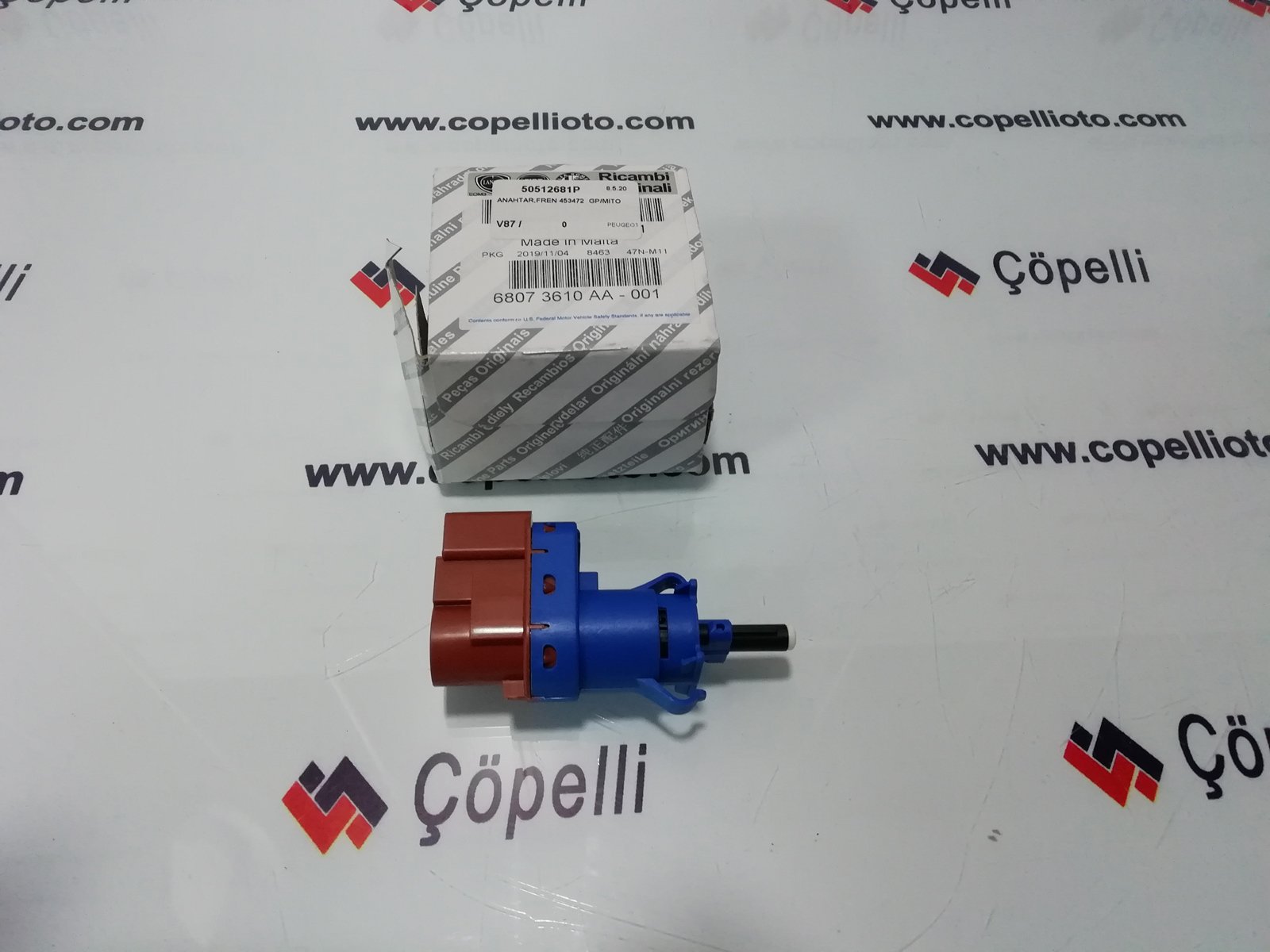 50512681P - ANAHTAR,FREN 453472 GP/MITO / PEUGEOT