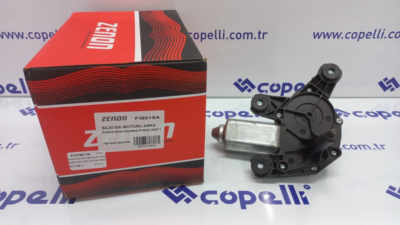 51757867-ZN - SILECEK MOTORU ARKA PUNTO EVO GRANDA PUNTO 2007- (51757867 53025712) / ZENON