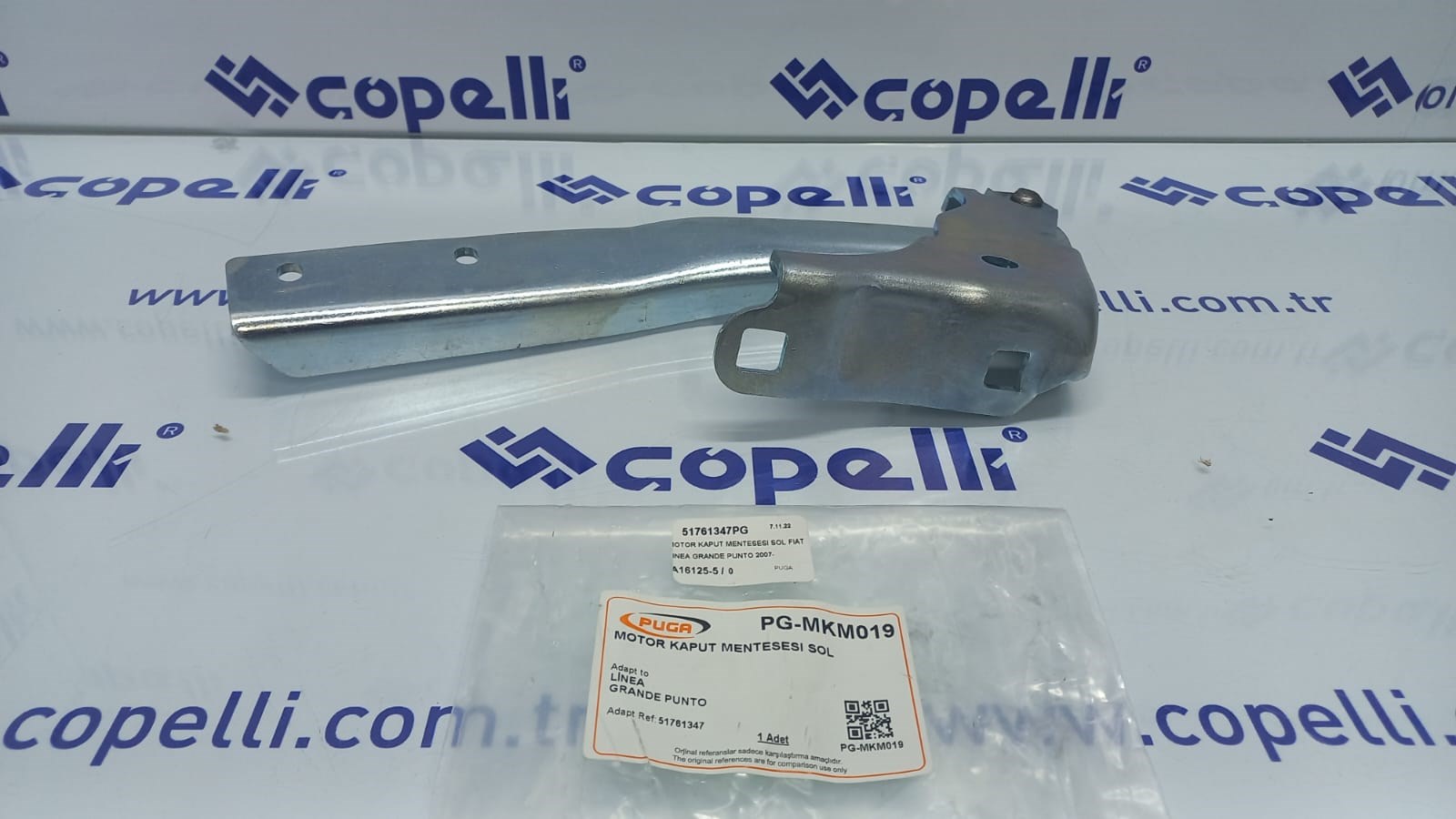 51761347PG - MOTOR KAPUT MENTESESI SOL FIAT LINEA GRANDE PUNTO 2007- / PUGA