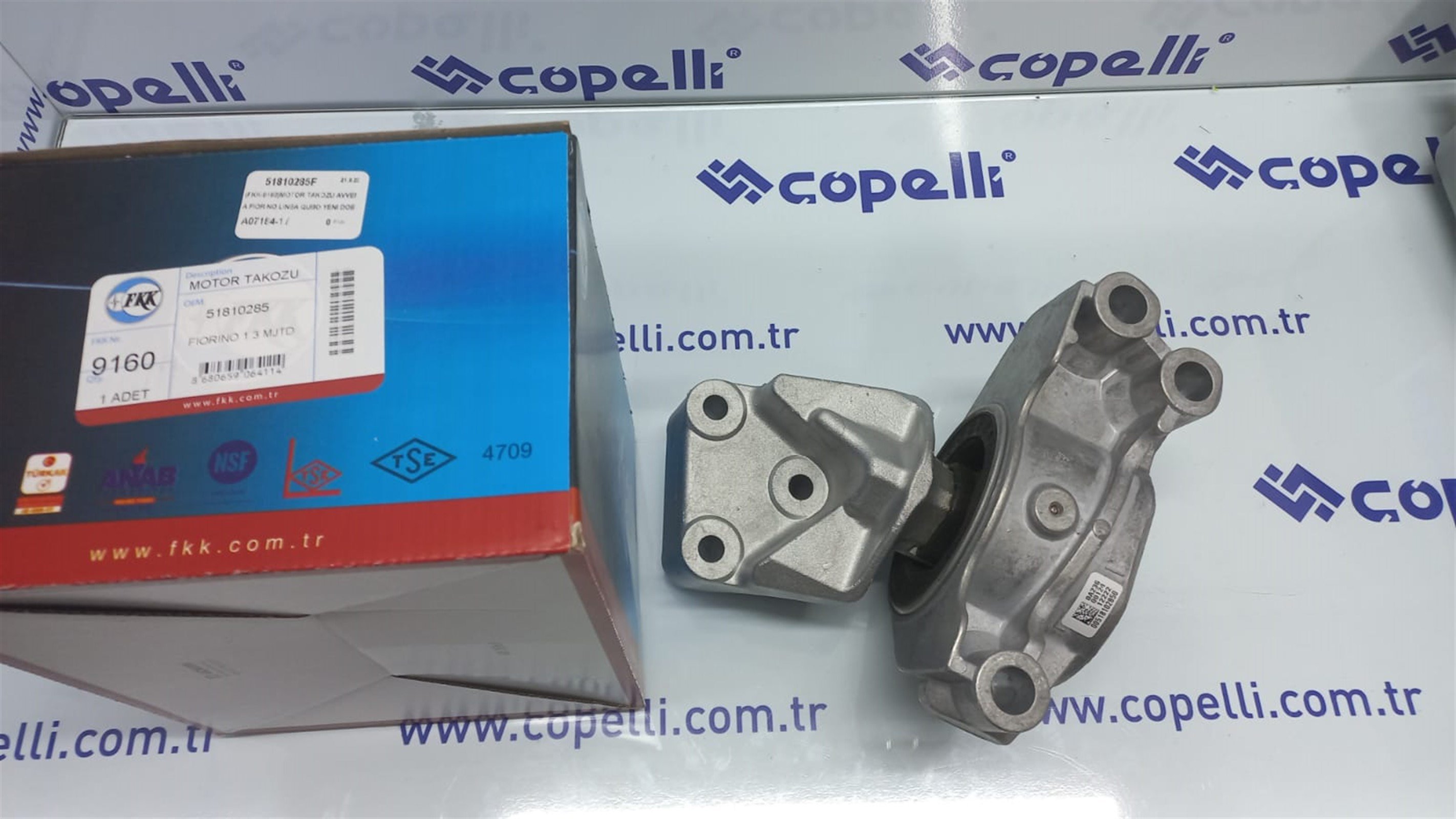 51810285F - (FKK-9160)MOTOR TAKOZU AVVENTURA FIORINO LINEA QUBO YENI DOBLO / FKK