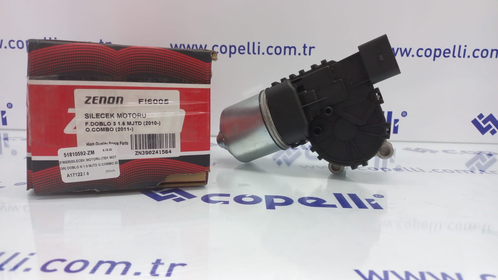 51810592-ZM - (FI6005)SILECEK MOTORU (TEK MOTOR) DOBLO III 1.6 MJTD O.COMBO 2010- (390241564) / ZENON