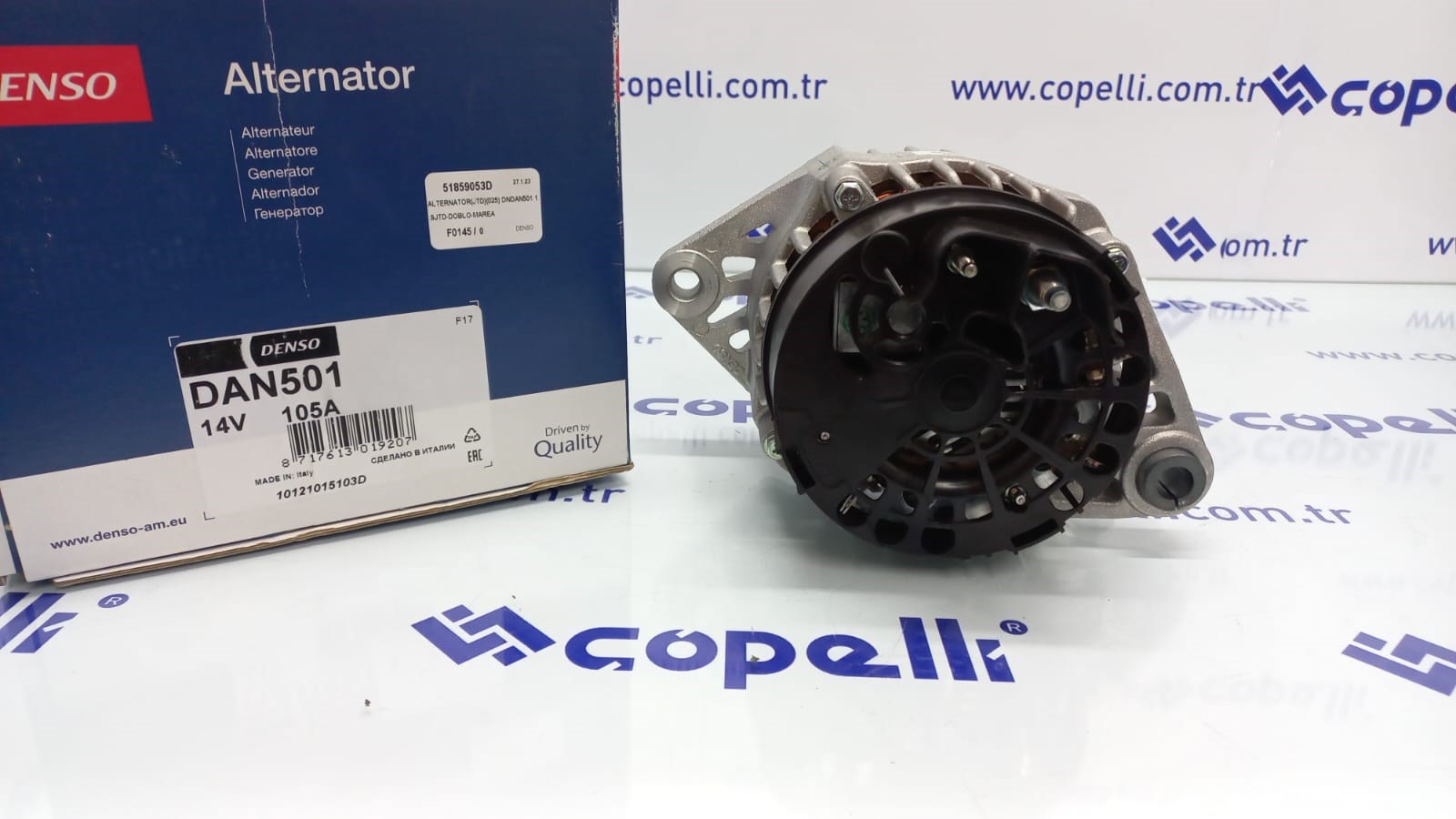 51859053D - ALTERNATOR(JTD)(025) DNDAN501 1.9JTD-DOBLO-MAREA / DENSO