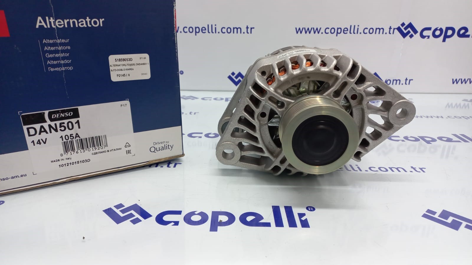 51859053D - ALTERNATOR(JTD)(025) DNDAN501 1.9JTD-DOBLO-MAREA / DENSO