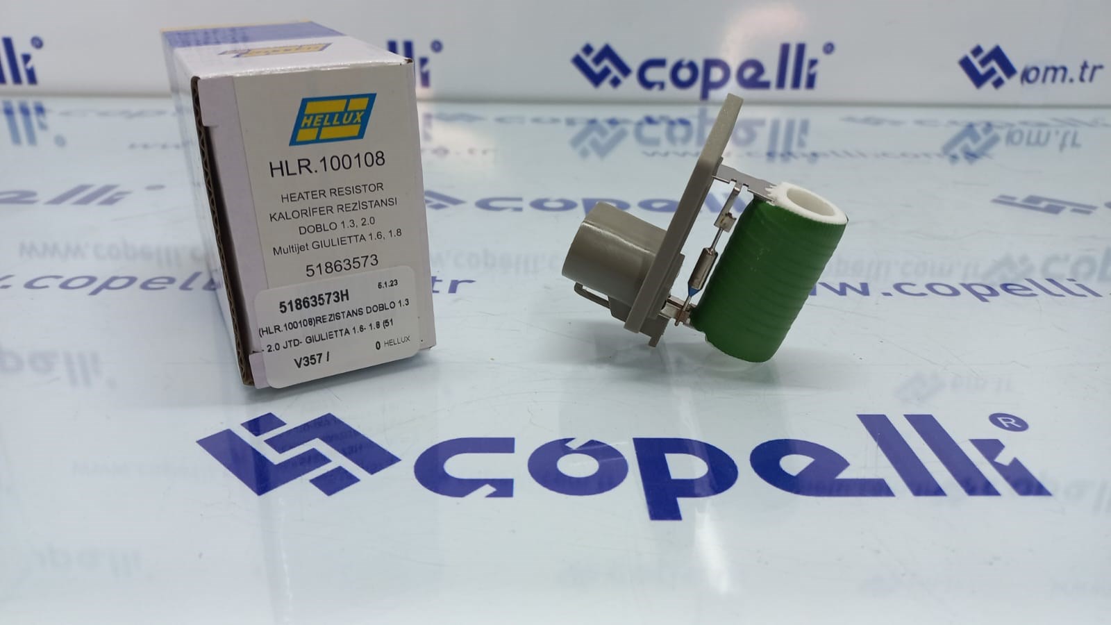 51863573H - (HLR.100108)REZISTANS DOBLO 1.3- 2.0 JTD- GIULIETTA 1.6- 1.8 (51863573 ) / HELLUX