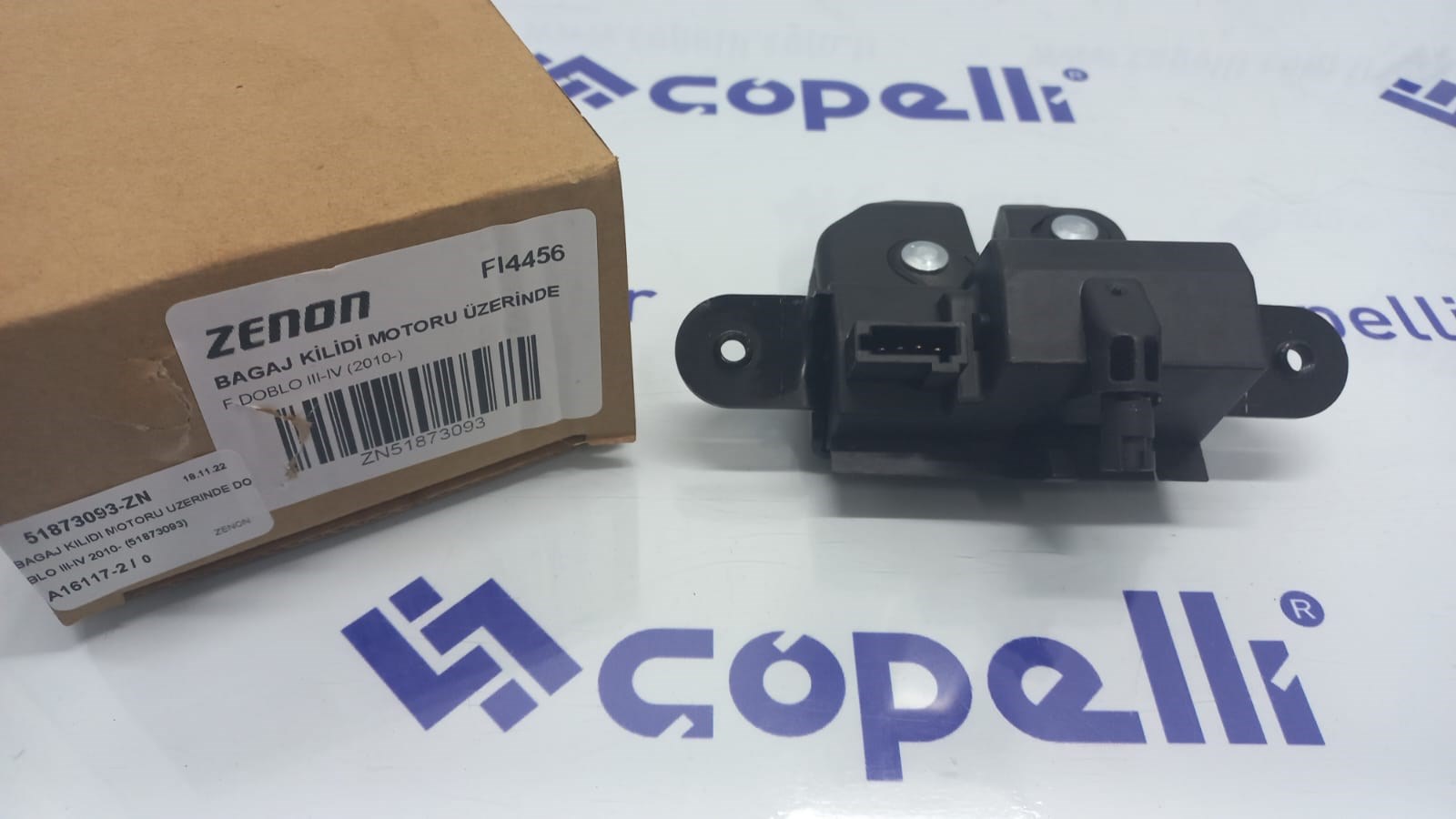 51873093-ZN - BAGAJ KILIDI MOTORU UZERINDE DOBLO III-IV 2010- (51873093) / ZENON