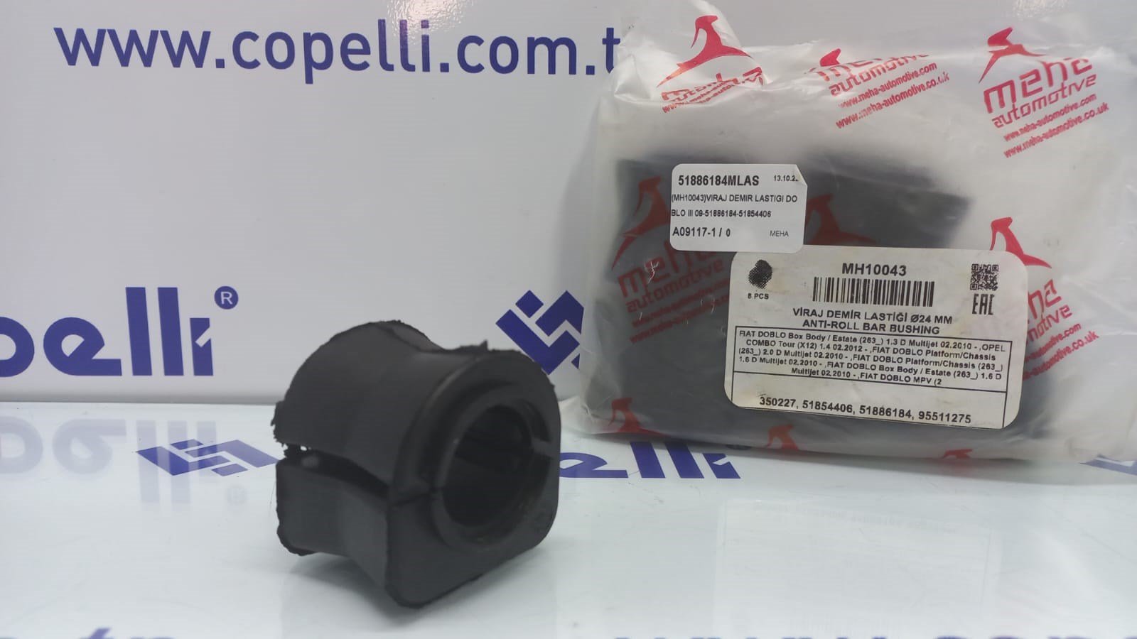 51886184MLAS - (MH10043)VIRAJ DEMIR LASTIGI DOBLO III 09-51886184-51854406 / MEHA