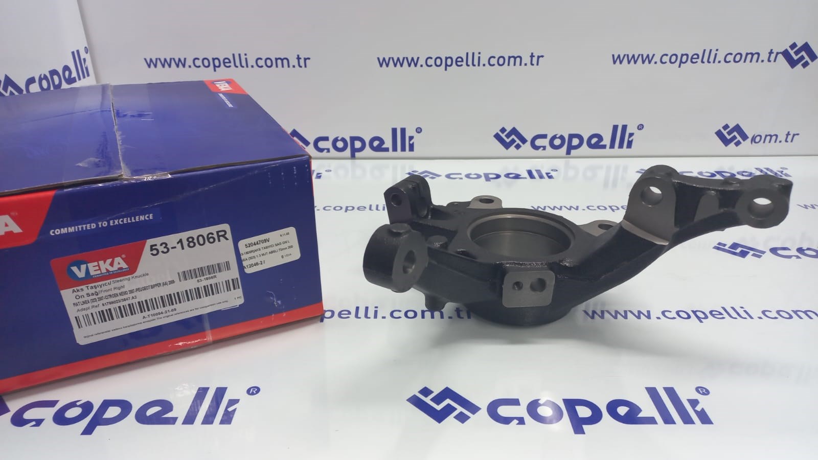 52044709V - (53-1806R)AKS TASIYICI SAG ON LINEA (323) 1.3 MJT ABSLI 72mm 2007- / VEKA