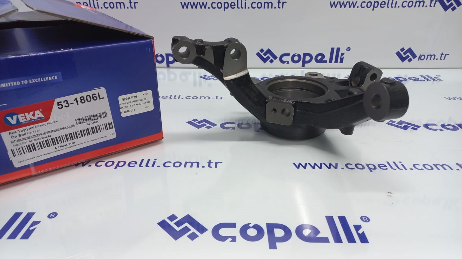 52044713V - (53-1806L)AKS TASIYICI SOL ON LINEA (323) 1.3 MJT ABSLI 72mm 2007- / VEKA