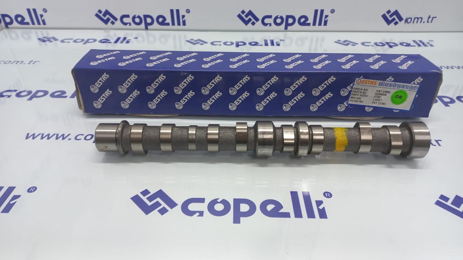 55206898E - EKSANTRIK MILI EMME(13.065)1.3 16V-EURO 5-DOBLO-LINEA-GPUNTO EVO-FIORINO-EGEA-NEMO-BIPPER 0801.GK / ESTAS