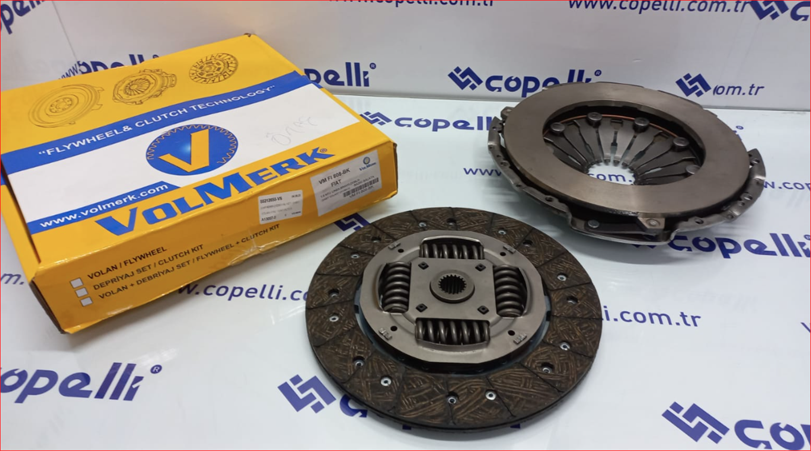 55212655-VS - (VMFI808BK)DEBRIYAJ SETI (SABIT VOLAN ICIN) 1.6/MT/DLT/LN-VOLMERK-FIAT / VOLMERK