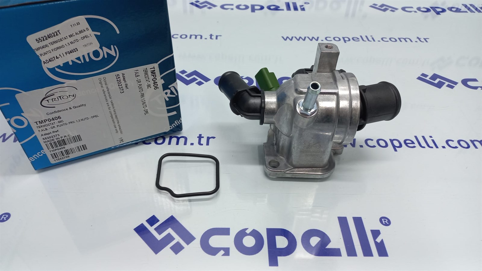 55224022T - (TMP0406) TERMOSTAT 88C ALBEA GR PUNTO FIORINO 1.3 MJTD - OPEL (11552709) (55202373) / TRITON
