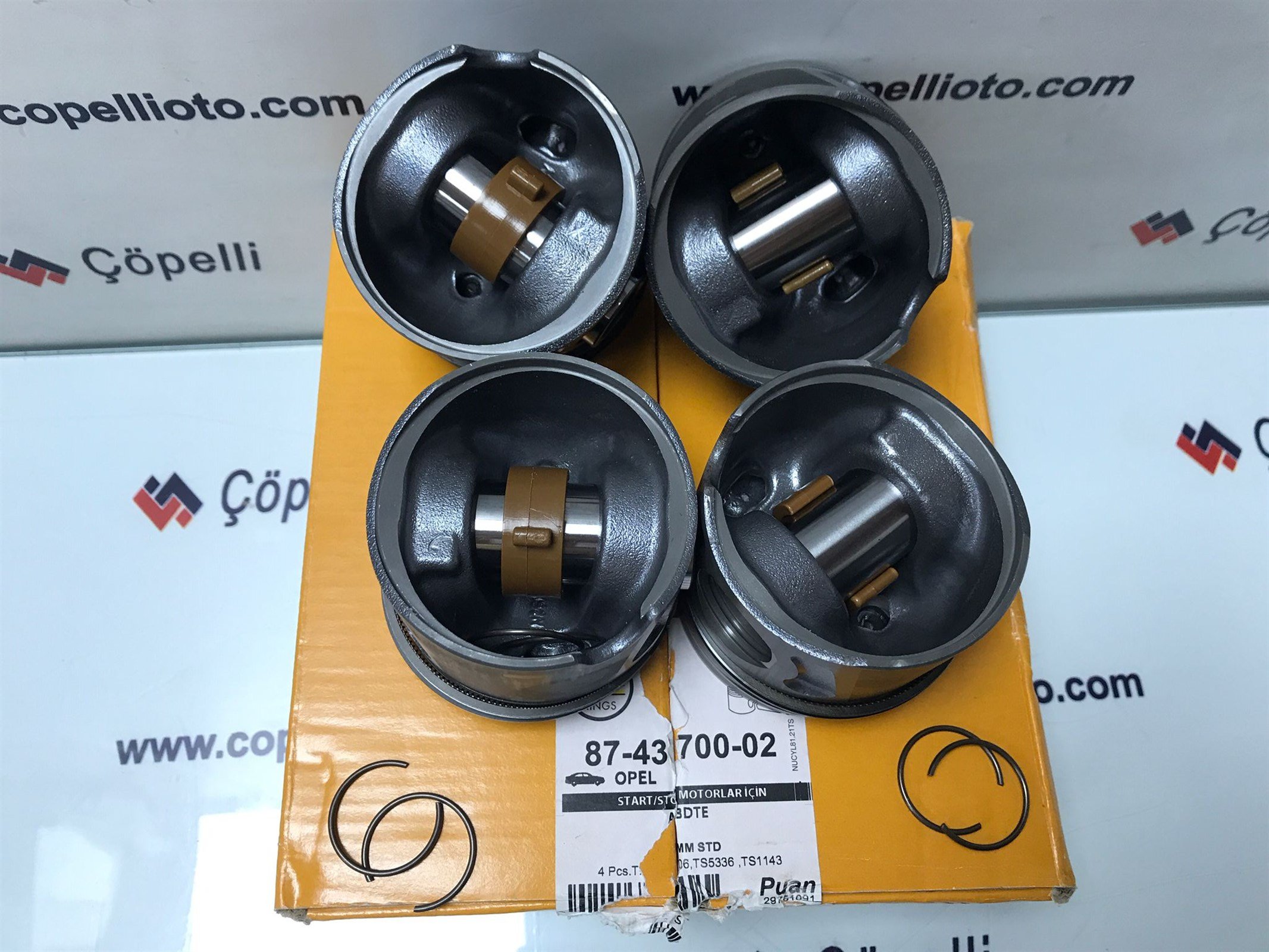 55229807G - (8772661STD)PISTON+SEGMAN TEK STD-1.3JTD-90HP(EURO 5)DOBLO-LINEA-GPUNTO / GOETZE