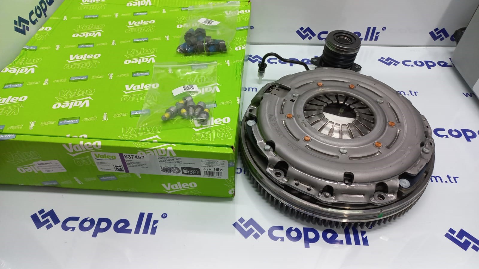 55248438VKIT - (837457)VOLAN+DEBRIYAJ KIT+HID RULMAN(STAR&STOP'SUZ) DOBLO-COMBO-500L 12>PUNTO EVO-BRAVO 1.6 MTJ / VALEO