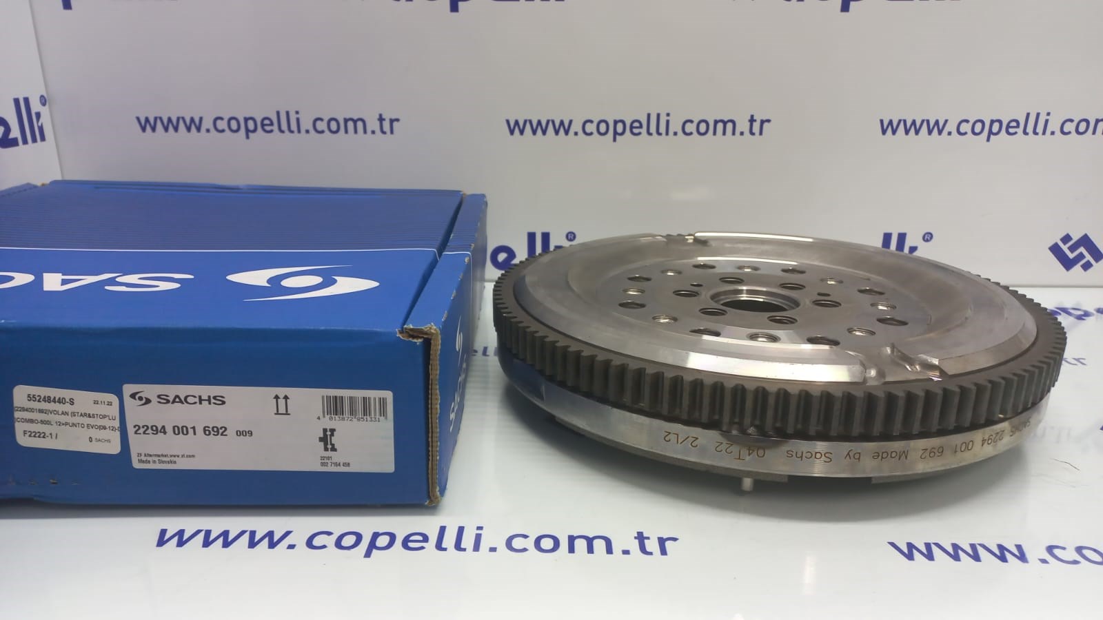 55248440-S - (2294001692)VOLAN (STAR&STOP'LU)COMBO-500L 12>PUNTO EVO(09-12)-DOBLO 10>BRAVO 07>GIULIETTA 10> / SACHS