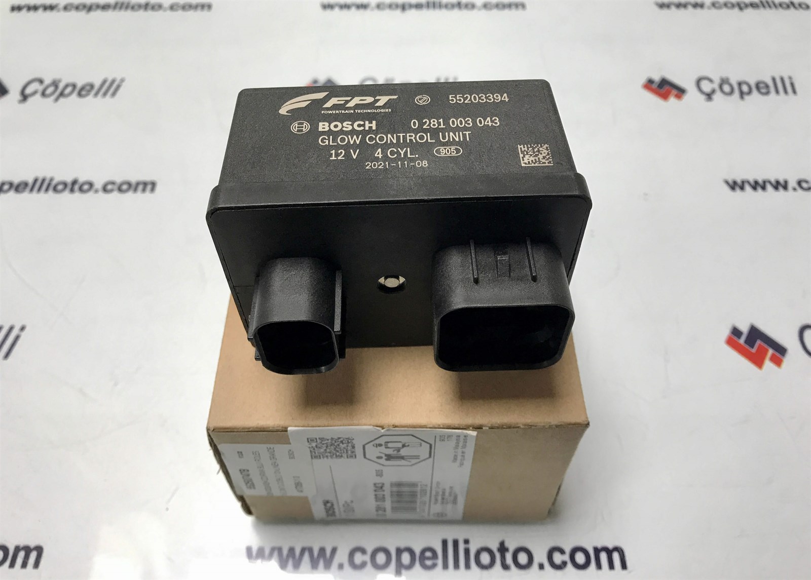 55250747B - (0281003043)KIZDIRMA BUJI ROLESI 1.6 DMTJ-DOBLO 10>LINEA GRANDE PUNTO EVO BRAVO 07>DUCATO 2.0 / BOSCH